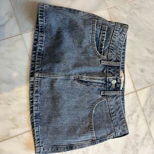 Hollister Blue Denim Skirt size 0